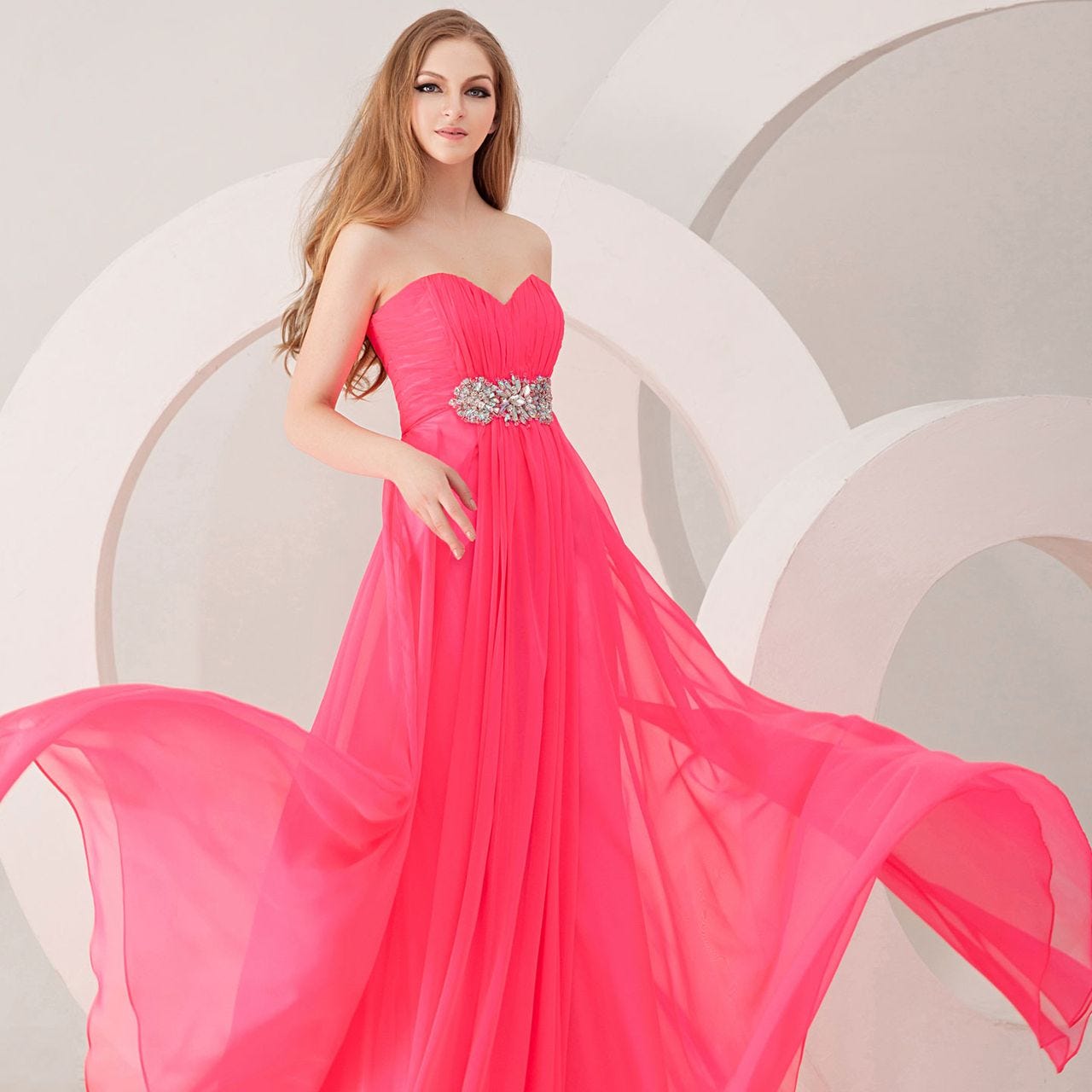 Hot Pink Gowns